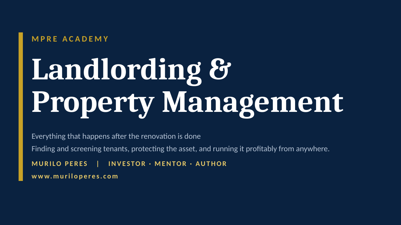 Landlording and Property Management Masterclass